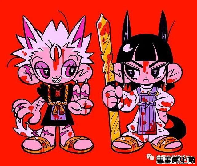 插画丨东方元素与荧光色的冲撞下，诞生的嘻哈风角色设计-24.jpg