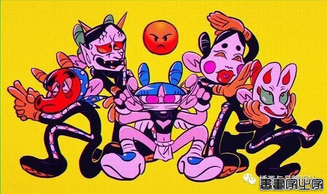 插画丨东方元素与荧光色的冲撞下，诞生的嘻哈风角色设计-22.jpg