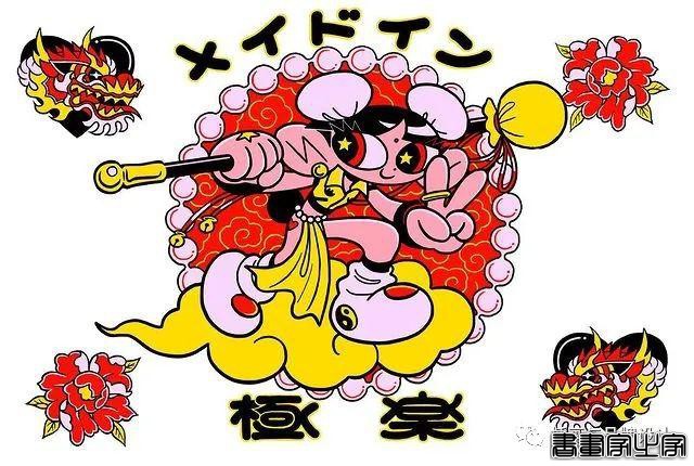 插画丨东方元素与荧光色的冲撞下，诞生的嘻哈风角色设计-28.jpg