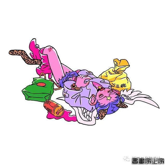 插画丨东方元素与荧光色的冲撞下，诞生的嘻哈风角色设计-45.jpg