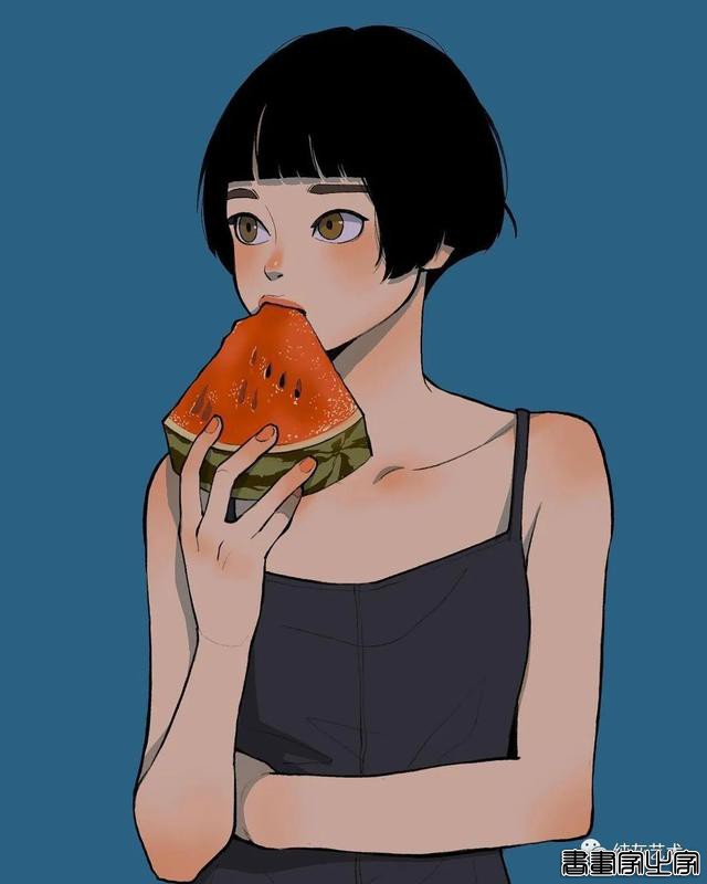 复古系文艺少女插画-4.jpg