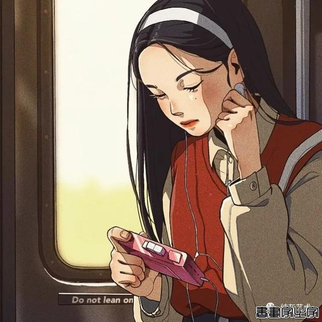 复古系文艺少女插画-5.jpg