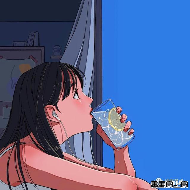 复古系文艺少女插画-7.jpg