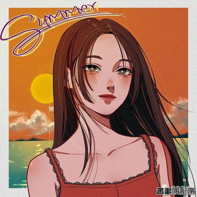 复古系文艺少女插画-15.jpg
