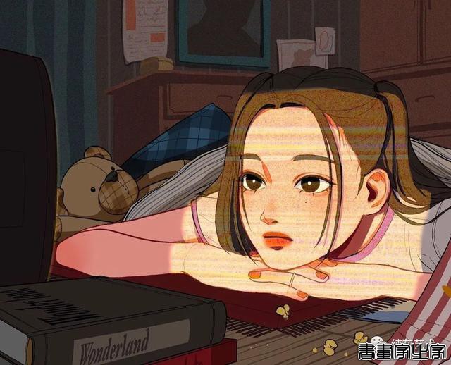 复古系文艺少女插画-18.jpg