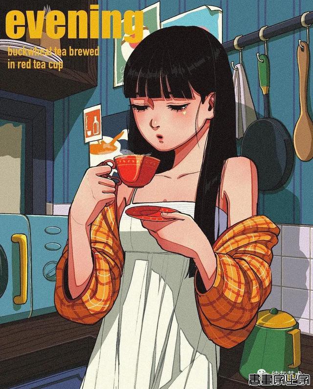 复古系文艺少女插画-29.jpg