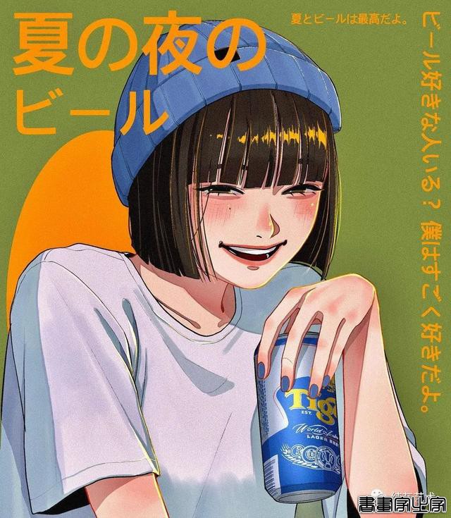 复古系文艺少女插画-35.jpg