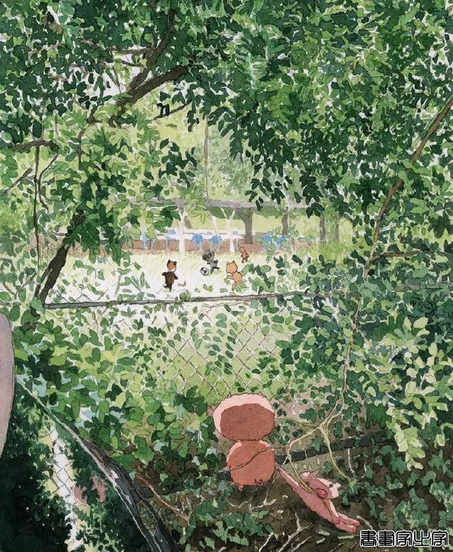分享一组超有感觉的水彩色调「CG插画」韩插画师：??-4.jpg