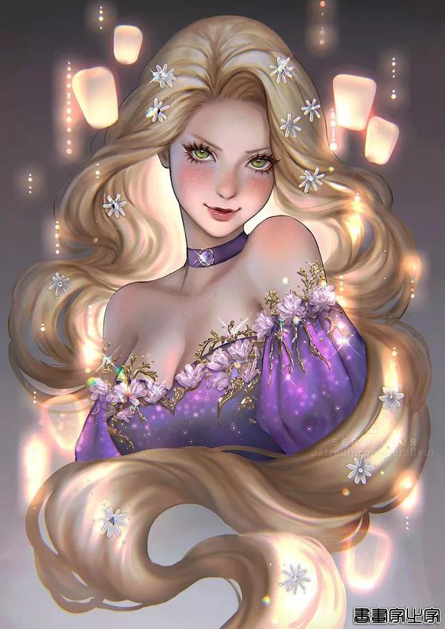 菲律宾插画师serafleur 色彩光影冲击力极强的少女插画-8.jpg