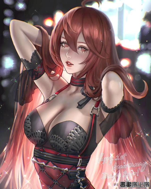 菲律宾插画师serafleur 色彩光影冲击力极强的少女插画-7.jpg