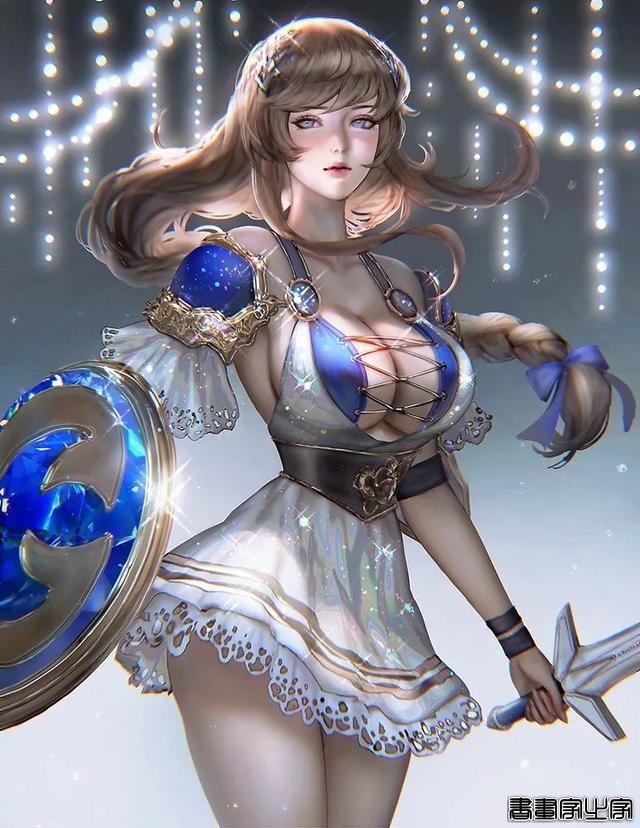 菲律宾插画师serafleur 色彩光影冲击力极强的少女插画-11.jpg