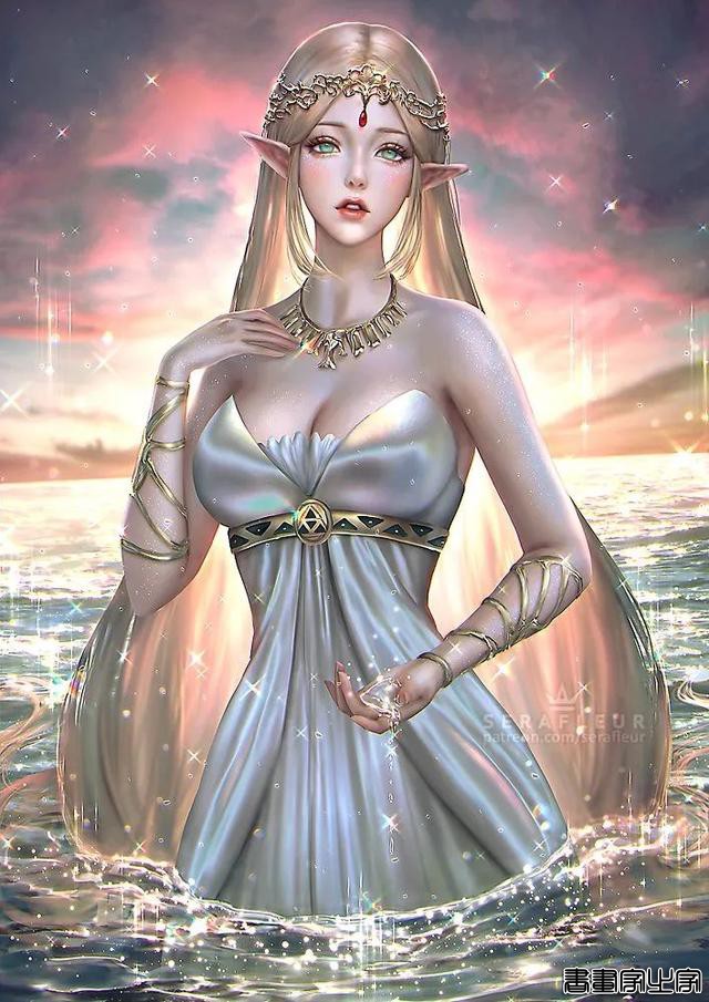 菲律宾插画师serafleur 色彩光影冲击力极强的少女插画-12.jpg