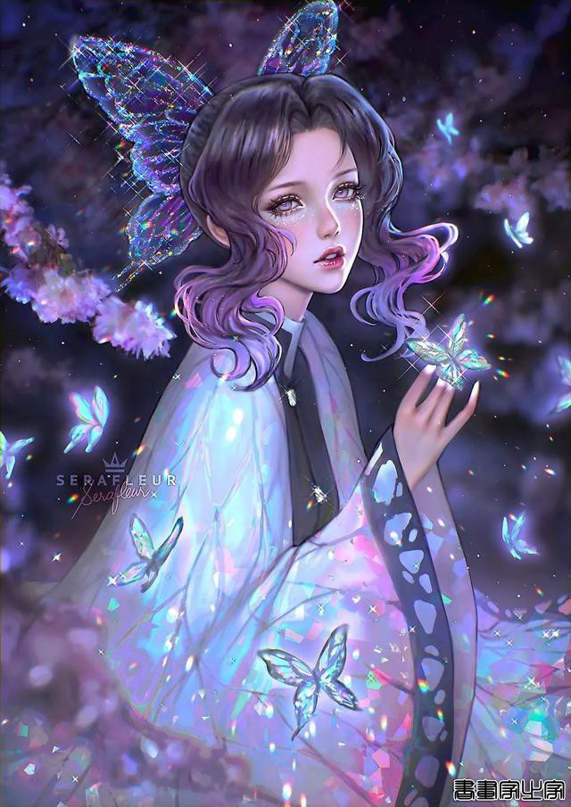 菲律宾插画师serafleur 色彩光影冲击力极强的少女插画-14.jpg