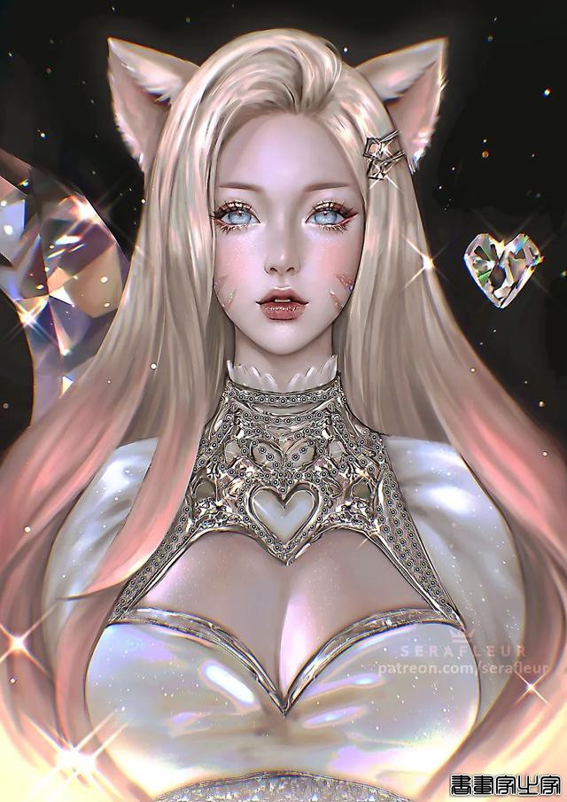 菲律宾插画师serafleur 色彩光影冲击力极强的少女插画-19.jpg