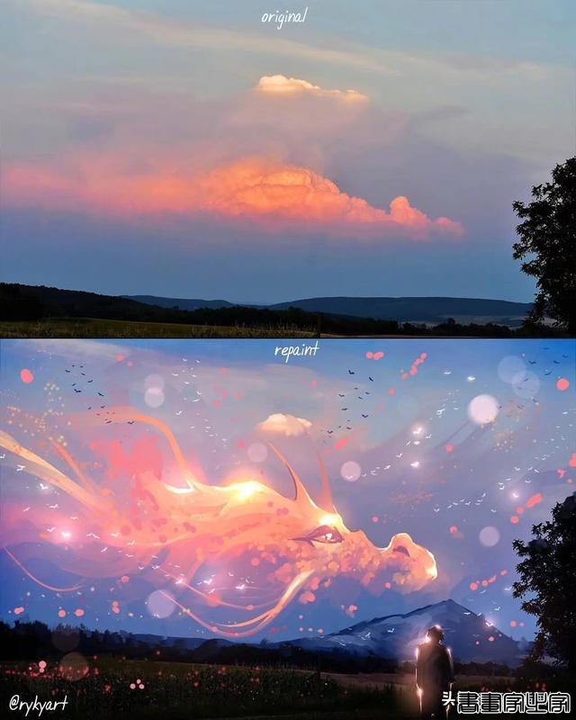 现实场景 &amp; 浪漫魔幻插画，这也太美了吧-8.jpg