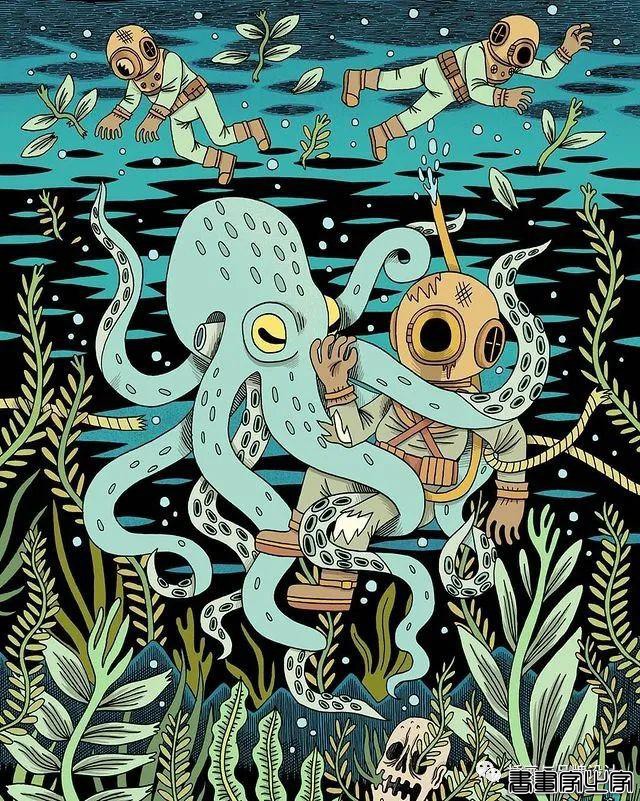 插画丨邀你走进奇幻世界，跳脱出传统的用色彩描绘心境-15.jpg