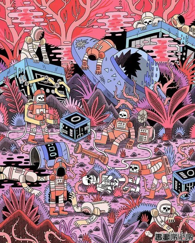 插画丨邀你走进奇幻世界，跳脱出传统的用色彩描绘心境-14.jpg