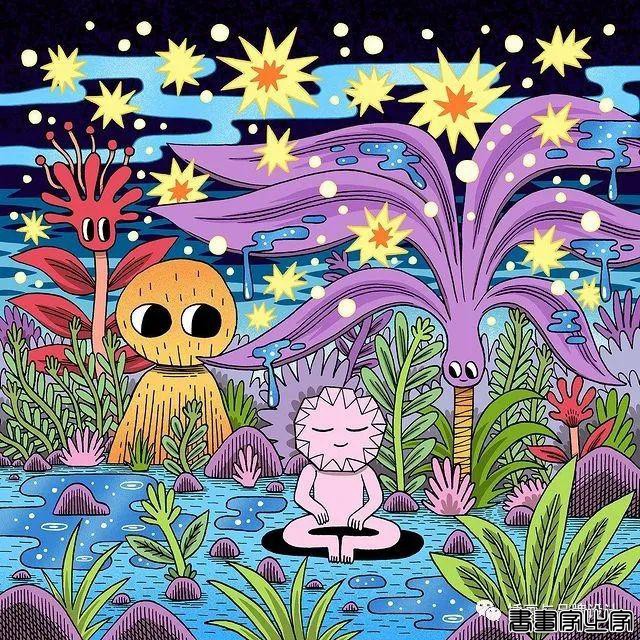 插画丨邀你走进奇幻世界，跳脱出传统的用色彩描绘心境-25.jpg