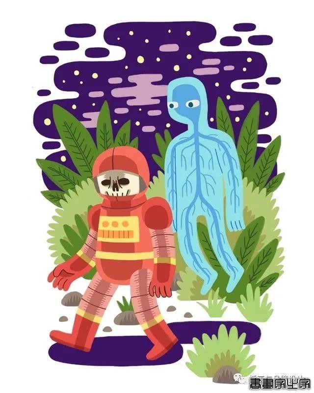 插画丨邀你走进奇幻世界，跳脱出传统的用色彩描绘心境-40.jpg