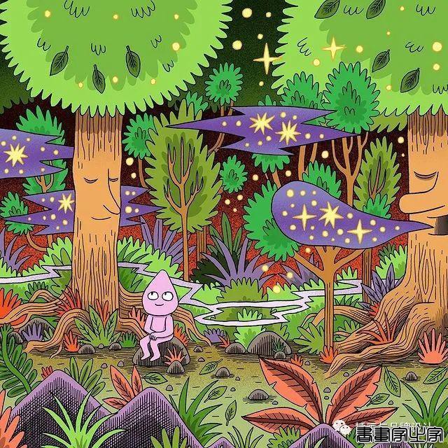 插画丨邀你走进奇幻世界，跳脱出传统的用色彩描绘心境-57.jpg