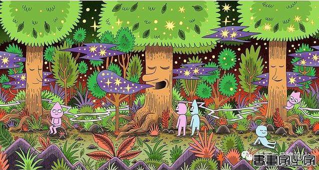 插画丨邀你走进奇幻世界，跳脱出传统的用色彩描绘心境-56.jpg