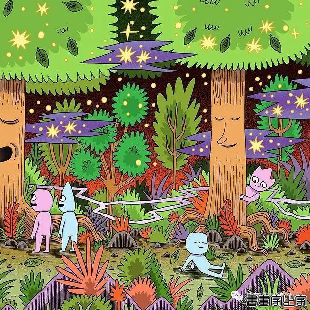 插画丨邀你走进奇幻世界，跳脱出传统的用色彩描绘心境-58.jpg