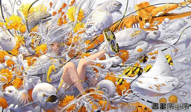 日本画师ミナミ的少女系列插画「壁纸\背景\头像」-8.jpg