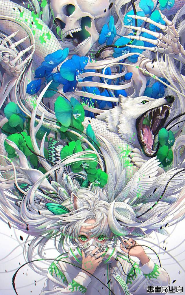 日本画师ミナミ的少女系列插画「壁纸\背景\头像」-10.jpg