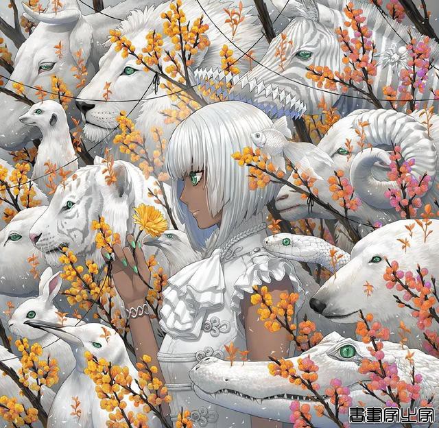 日本画师ミナミ的少女系列插画「壁纸\背景\头像」-13.jpg