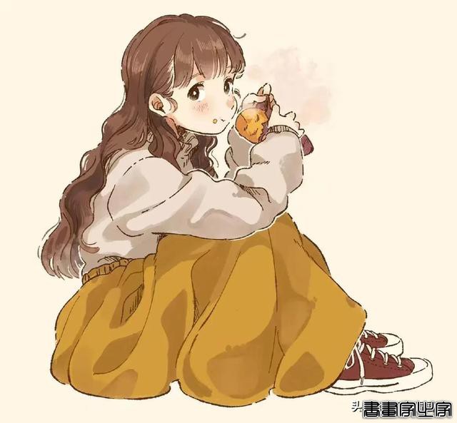 画师 kana_gnpk 神态生动的人物插画，笑起来好美～心动了-8.jpg