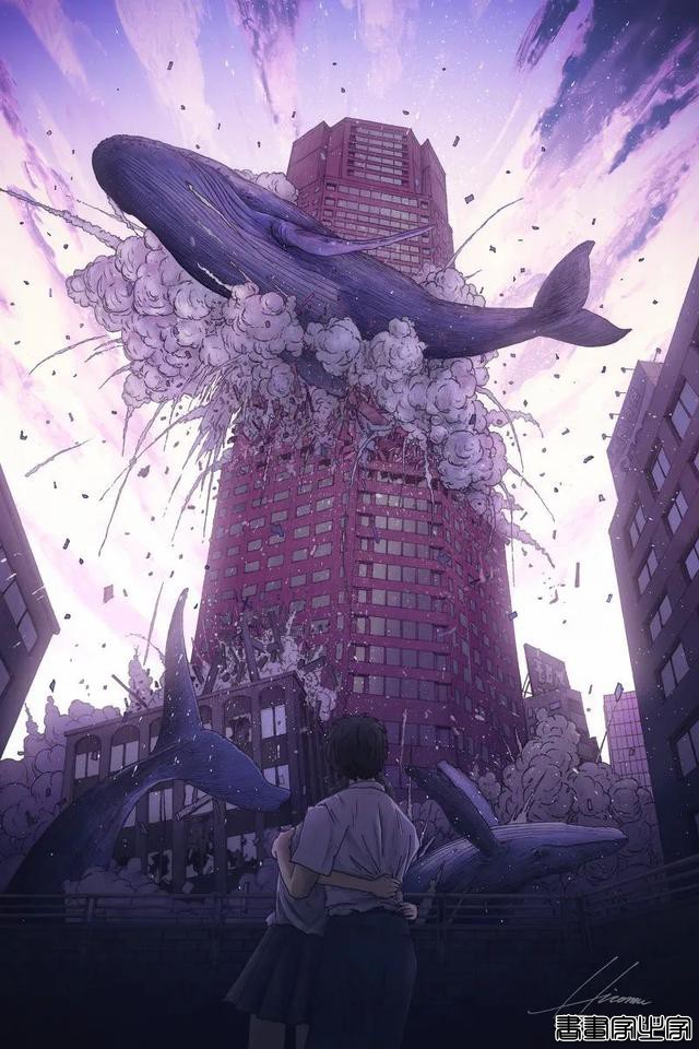 Hiromu。/当花绽放在游鲸的空中 幻想世界系列｜插画分享-6.jpg
