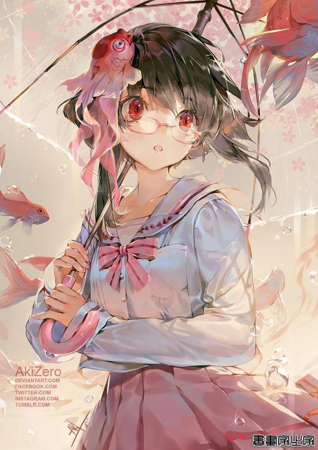 越南插画师 AkiZero 笔下画????风华丽细腻唯美的人物插画作品-14.jpg