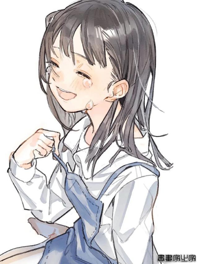 插画师あすぱら笔充满青春活力的少女，刻画细腻的水彩作品-7.jpg