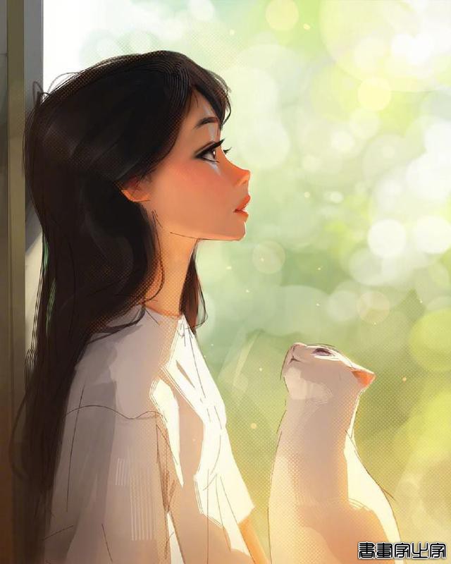 插画：走路带风的女孩，不能吃感情的苦-13.jpg