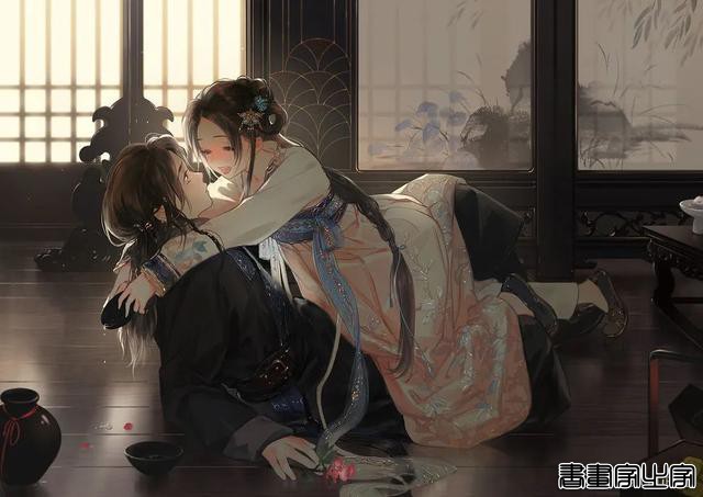 古风插画壁纸 | 惊艳！这些情侣也太甜了吧-6.jpg