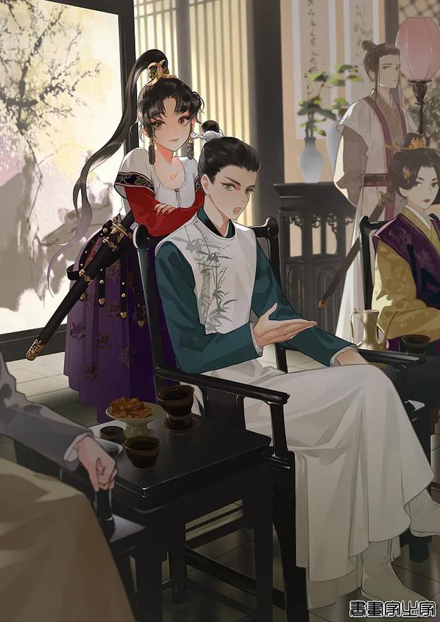 古风插画壁纸 | 惊艳！这些情侣也太甜了吧-7.jpg