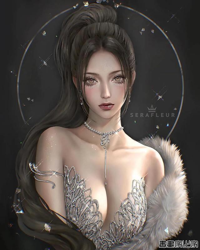 哇！！闪闪发光～美女人物插画作品欣赏-6.jpg