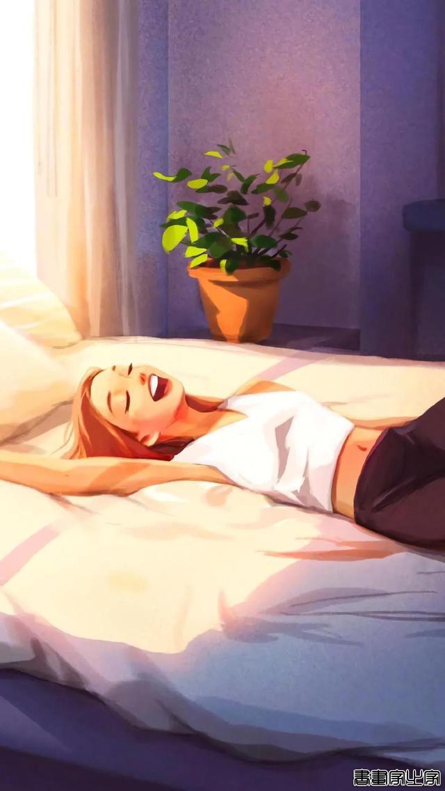 治愈温柔色系的女生插画-5.jpg