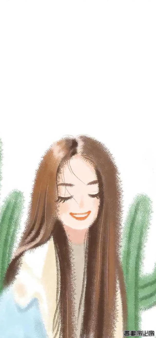 壁纸｜唯美小清新女生插画壁纸-4.jpg