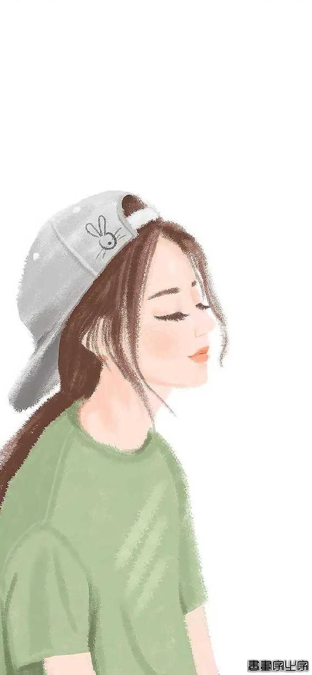 壁纸｜唯美小清新女生插画壁纸-7.jpg