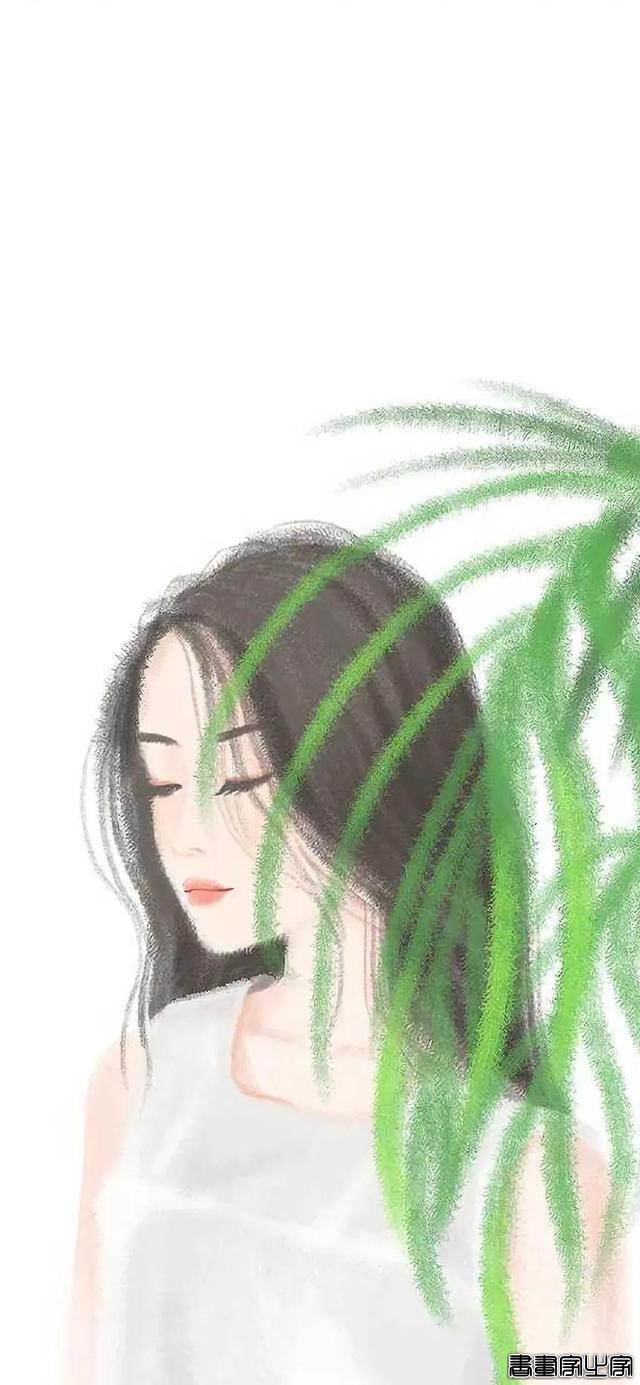 壁纸｜唯美小清新女生插画壁纸-9.jpg