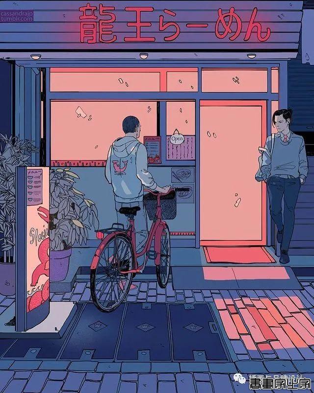 插画丨日式美学与美式漫画撞击，把故事感丰富的角色设计与低饱和色彩表现的淋漓极致-4.jpg