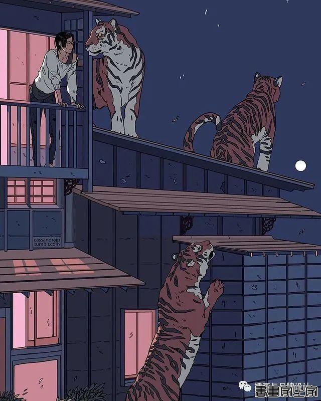 插画丨日式美学与美式漫画撞击，把故事感丰富的角色设计与低饱和色彩表现的淋漓极致-7.jpg
