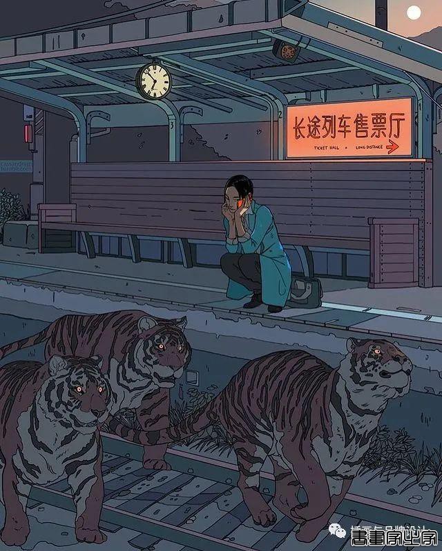 插画丨日式美学与美式漫画撞击，把故事感丰富的角色设计与低饱和色彩表现的淋漓极致-11.jpg