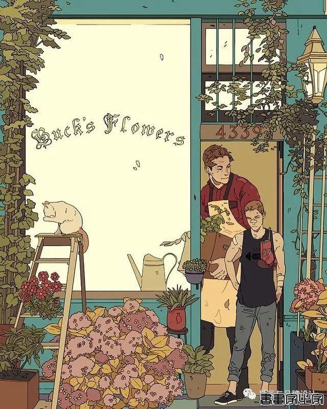 插画丨日式美学与美式漫画撞击，把故事感丰富的角色设计与低饱和色彩表现的淋漓极致-15.jpg