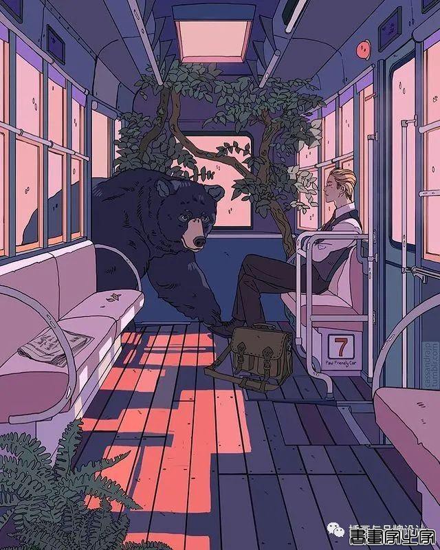 插画丨日式美学与美式漫画撞击，把故事感丰富的角色设计与低饱和色彩表现的淋漓极致-18.jpg