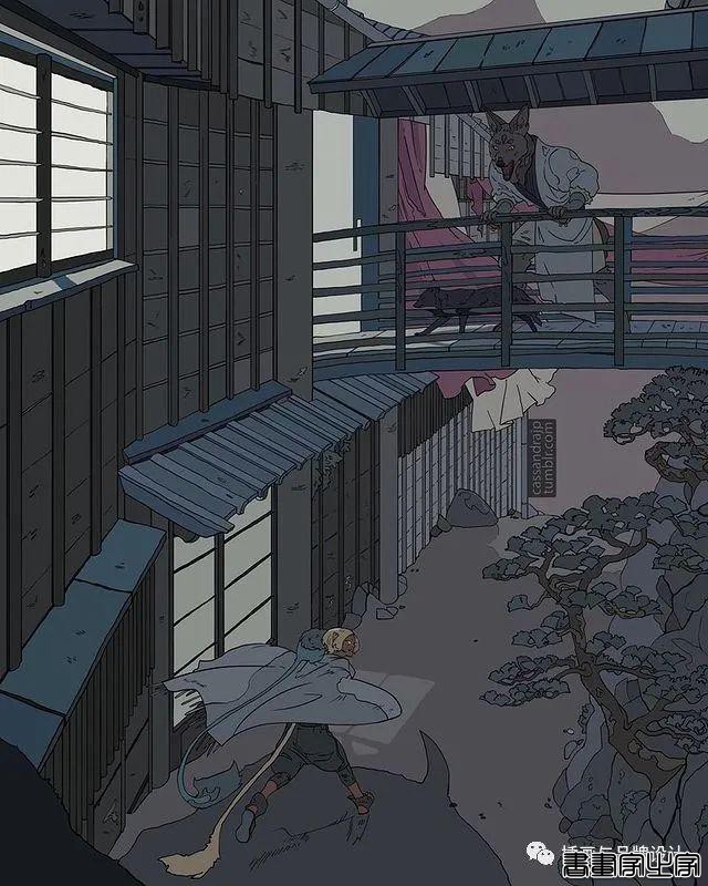 插画丨日式美学与美式漫画撞击，把故事感丰富的角色设计与低饱和色彩表现的淋漓极致-22.jpg