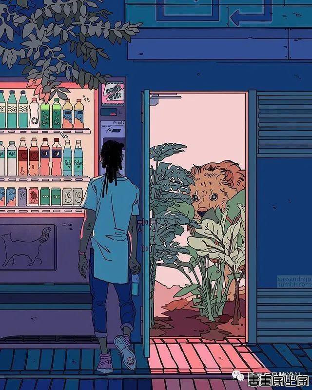 插画丨日式美学与美式漫画撞击，把故事感丰富的角色设计与低饱和色彩表现的淋漓极致-20.jpg
