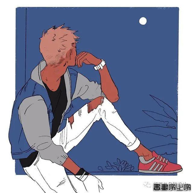 插画丨日式美学与美式漫画撞击，把故事感丰富的角色设计与低饱和色彩表现的淋漓极致-53.jpg
