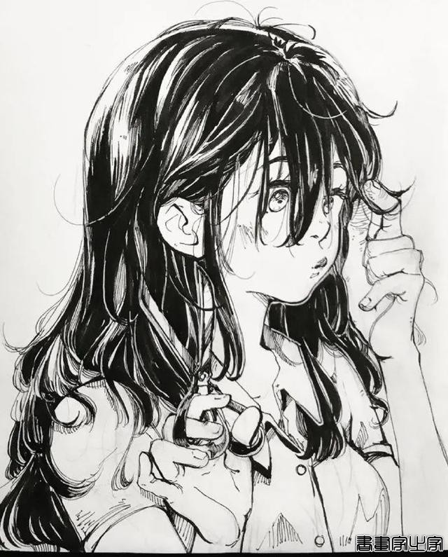 精美的黑白插画，进来get临摹素材-8.jpg